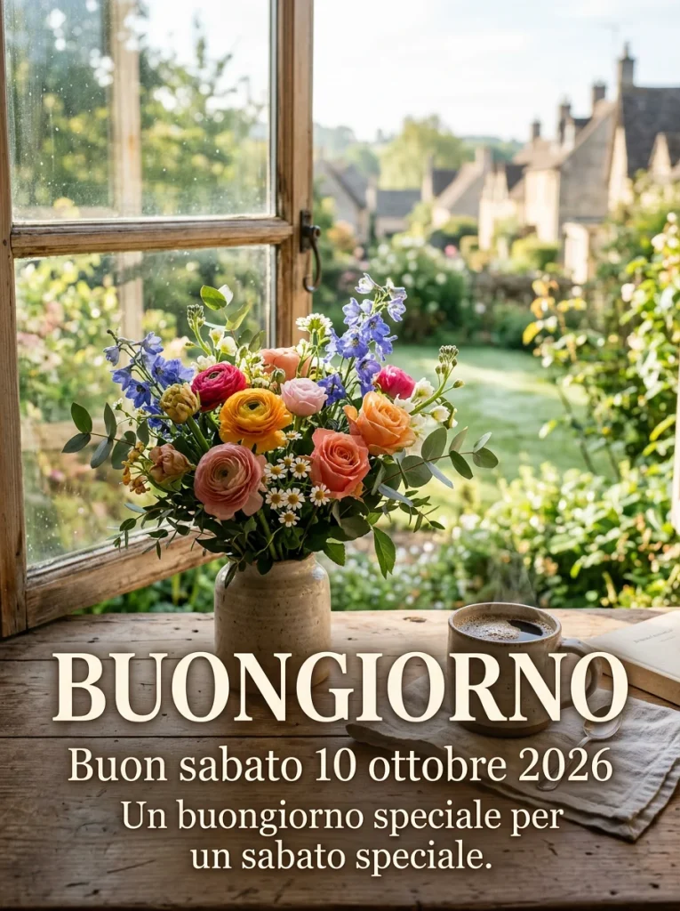 Buongiorno buon sabato 10 ottobre 2026 - immagine 3