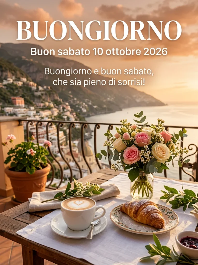 Buongiorno buon sabato 10 ottobre 2026 - immagine 1
