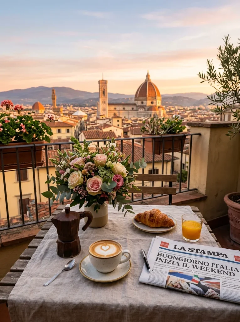 Buongiorno buon venerdì 16 ottobre 2026 — illustrazione editoriale