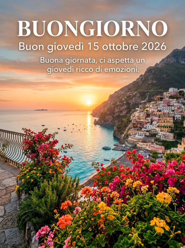 Buongiorno buon giovedì 15 ottobre 2026 - immagine 2