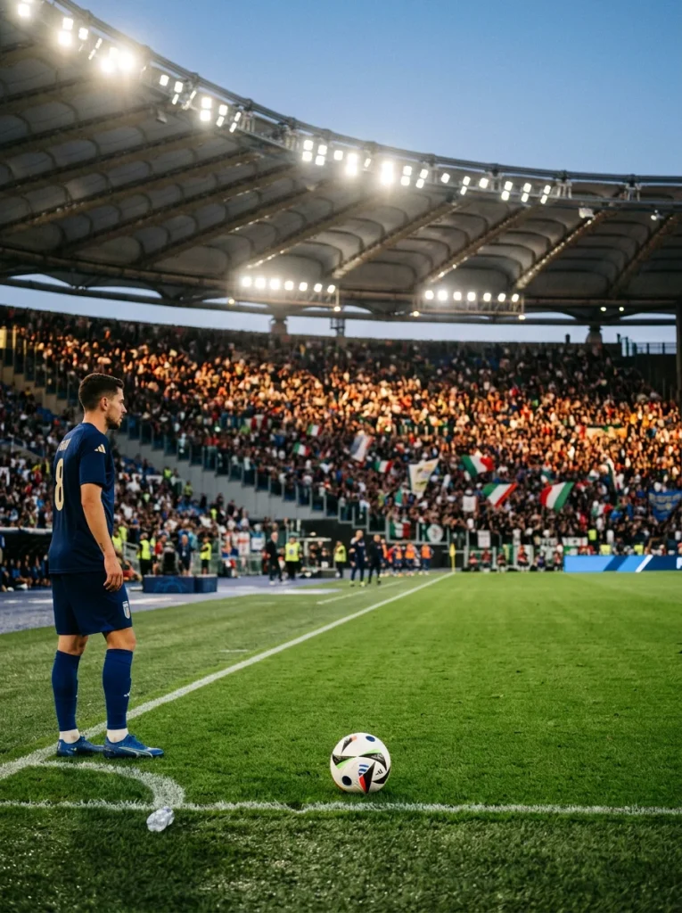 Partite di calcio oggi 11 ottobre 2026 — illustrazione editoriale