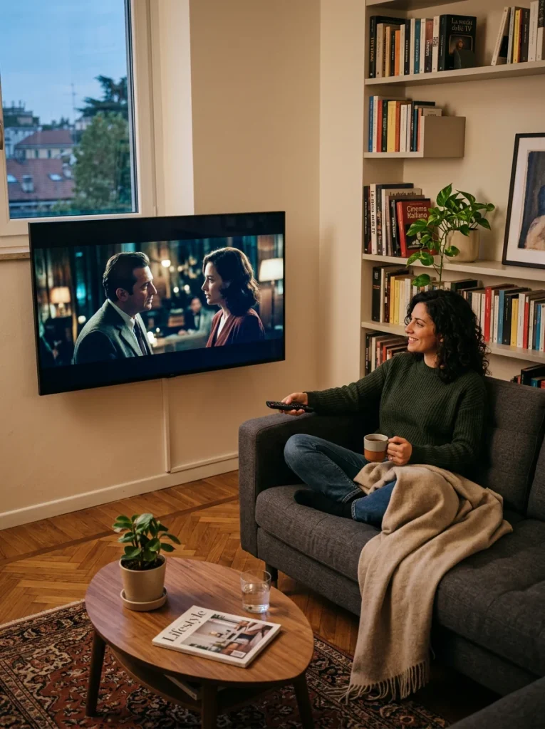Programmi TV stasera 10 ottobre 2026 — illustrazione editoriale